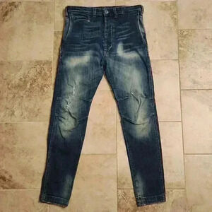 Patrizia Pepe Distressed Skinny Jeans